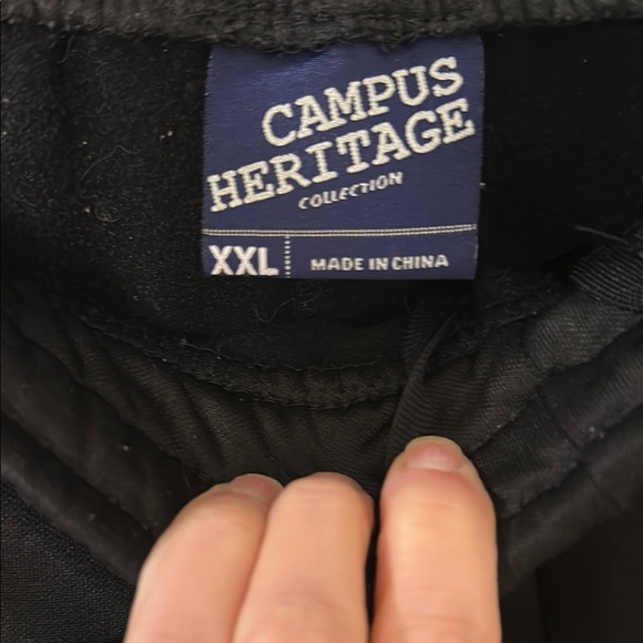 Pitt MENS Black Athletic Bottoms UNIVERSITY OF PITTSBURGH PANTHERS GOLD SZ XXL - Picture 3 of 5